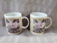 Pair of Thirstystone "Magnolia Grandiflora" Mugs