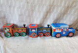Lot of Tin Train/Truck Holiday Boxes