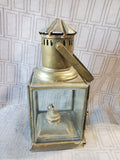 Vintage Brass Oil Wick Lantern