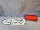 Traveling Cardinal Domino Set