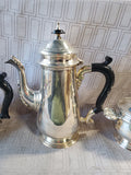 4 Piece India Crosby Silverplate Tea Set
