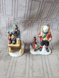 Department 56 The Heritage Village Collection "Cobbler & Clock Peddler" 2 Piece Figurine Set