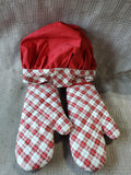 Martha Stewart Collection Kid's "Santa's Helper" Oven Mitt and Chef Hat Set UNUSED