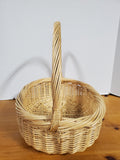Woven Wicker Herb Basket