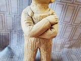 Signed Lee Bortin Boy with Crossed Arms Sculpture