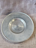 Woodbury Pewter Glass and Pewter Jam Jar with Saucer