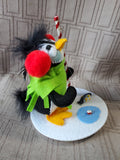 Annalee Fishing Penguin Figurine