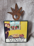Nancy Thomas Small "Sunday" Plaque (C)
