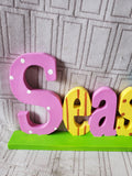 Beach Themed "Seaside" Sign