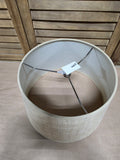 Textured Fabric Lamp Shade, Cream Tone