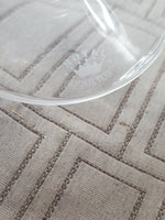 Pair of Royal Doulton "Oxford" Crystal Stemmed Candlestick Holders