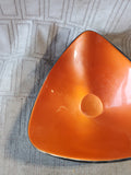 Reed & Barton Silverplate and Orange Enamel Bowl