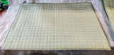 Set of 6 Sage Green Quilted Pattern Fabric Placemats