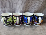 Lenox Set of 4 Halloween Characters Stackable Mugs
