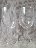 Set of 4 Luigi Bormioli Crystal Wine Glasses