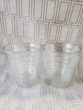 (B) Lot of 4 Clear Tervis Double Walled Tumblers