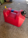 Two Plastic Gas Cans, 5gal and 2gal, Both Empty