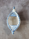Albisola Blue and White Ceramic Trinket Dish