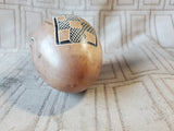 (A) Carved Stone Egg Figurine