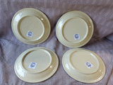 Set of 4 Pier 1 Blue Crab Melamine Salad Plates