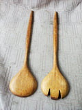 Teakwood Salad Bowl and Serving Utensil Set