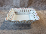 Andrea by Sadek Williamsburg Scalloped Reticulated Trinket Dish