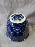 Bennington Pottery Blue Spongeware Mixing Bowl (EEE)