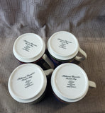 Lenox Set of 4 Halloween Characters Stackable Mugs
