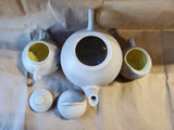 3 Piece Pigeon Forge Pottery Dogwood Tea Set