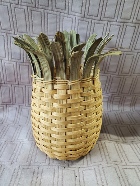Woven Pineapple Basket