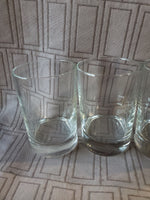 Set of 4 Clear Glass Shot Glasses (2 SETS AVAILABLE PRICED INDIVIDUALLY AT $10 EACH)