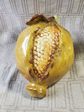 Glazed Ceramic Corn Figurine