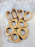 Lot of Wooden Napkin Rings