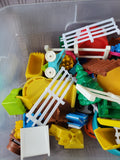 Bin of Small Plastic Toys
