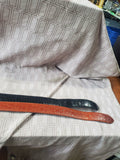 Pair of Talbots Italian Alligator Calfskin Belts—Women's Size XL