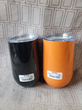 Pair of Halloween Metal Wine Tumblers