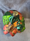 Waterford Holiday Heirloom Hand Blown Glass "Harvest Pumpkin Patch" Ornament