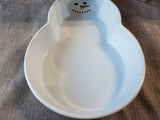 Chantal Stoneware Snowman Dish