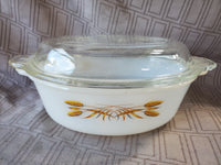 Vintage Fire King Oval Casserole Dish