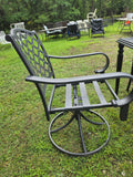 Hampton Bay 6-Piece Black Aluminum Outdoor Dining Set