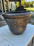 Large Faux Cement Planter
