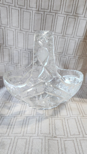 Clear Glass Basket