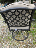 Hampton Bay 6-Piece Black Aluminum Outdoor Dining Set