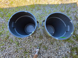 Two Rubbermaid Brute 20 Gal Containers  (no lids)