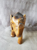 Wooden Elephant Figurine