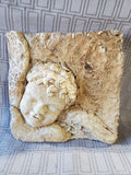 Lightweight Resin Cherub Wall Plaque