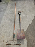Stiff Rake and Spade