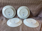 Set of 4 Williams-Sonoma "Botanical Pumpkin" Salad Plates