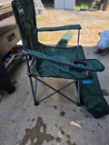 Coleman Green Folding Arm Chair w/Carry Bag