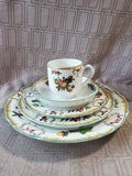5 Piece Mottahedeh Colonial Williamsburg Restoration "Duke of Gloucester" Place Setting (2 SETS AVAILABLE PRICED INDIVIDUALLY AT $295 EACH)